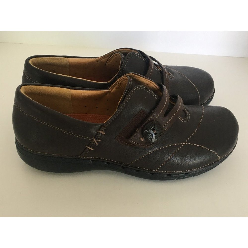 Clarks Unstructured Shoes Un Esma Slip On Loafers… - image 7